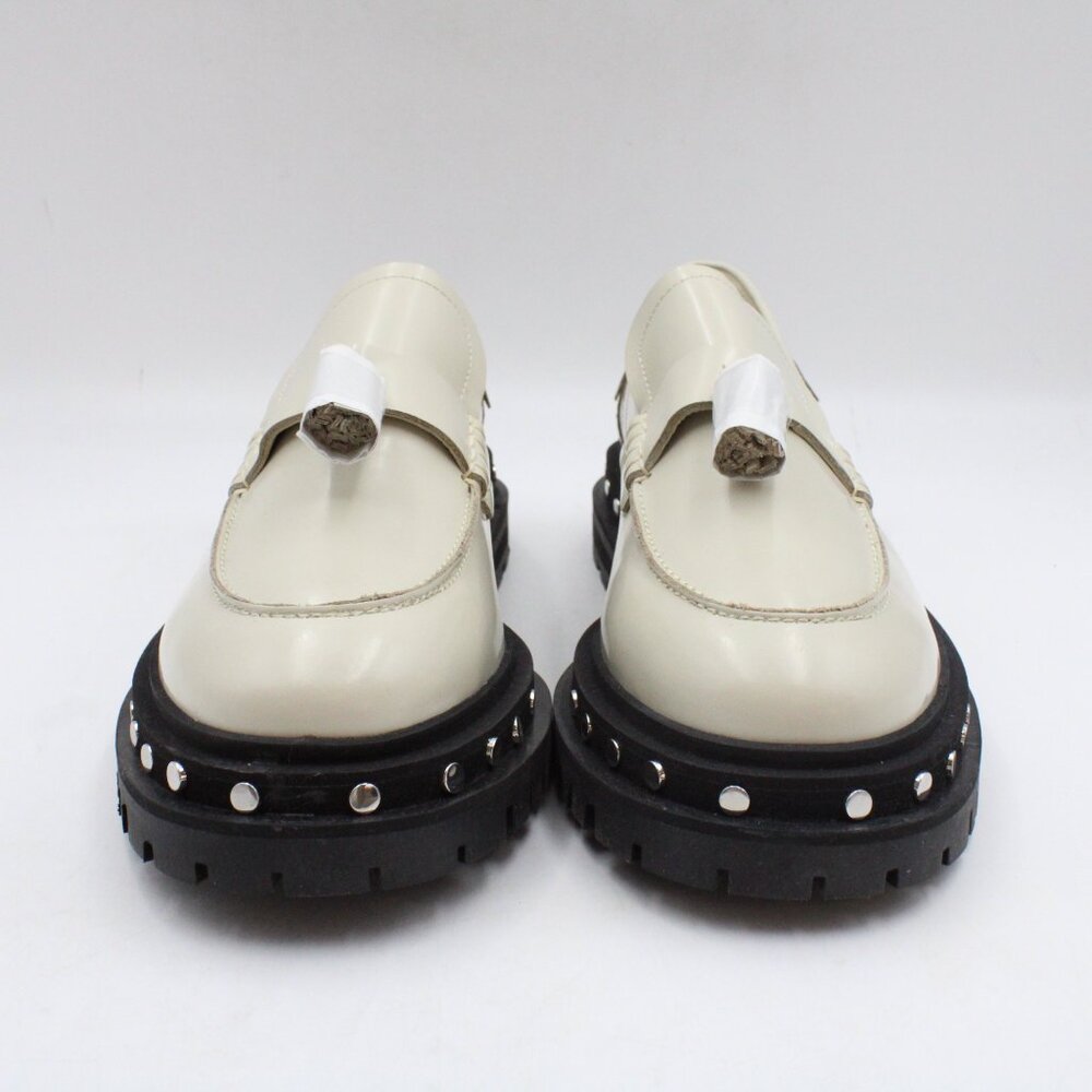 Free People Teagan Tassel Loafers in Antique Ivory US Women's Size 11 - Picture 4 of 15